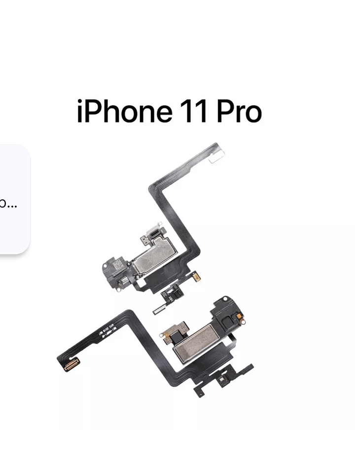 NEW iPhone X/XR/XS/XS Max Earpiece Speaker and Sensor Assembly Replacement Flex product image (1)