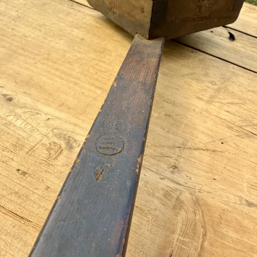 🎎 Antique Japanese Wooden Masu Scoop with Handle – Early Showa to Taisho Era Merchant Tool product image (6)