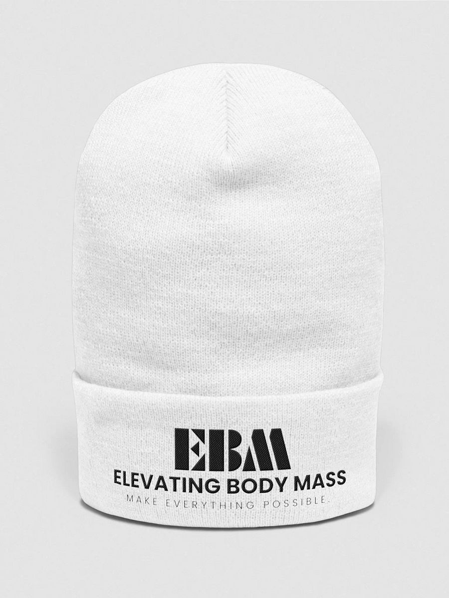 EBM Beanie (Black Logo) product image (1)