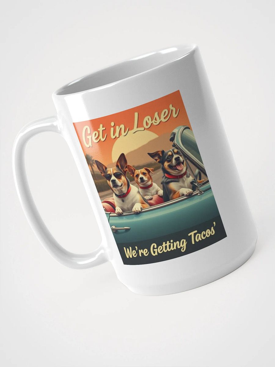 Dogs Road Trip White Glossy Mug product image (4)