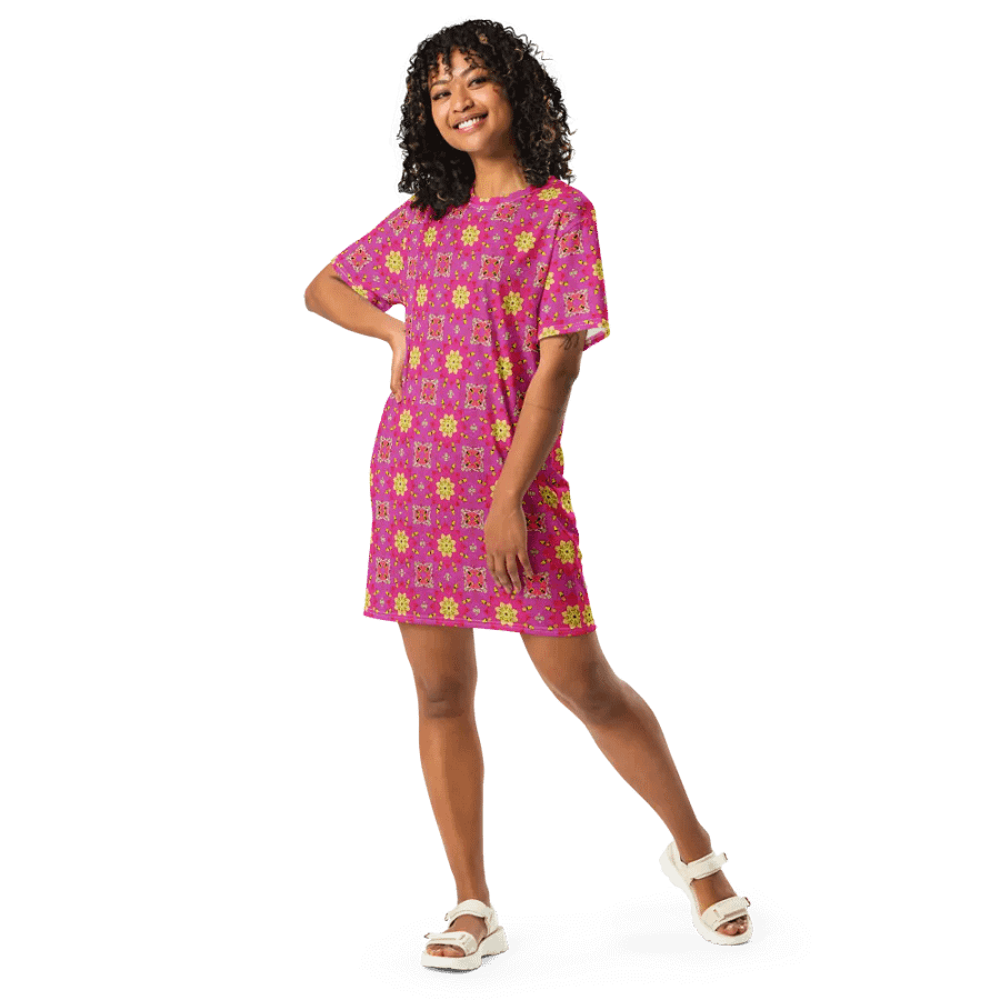Abstract Cool Original T Shirt Dress product image (5)