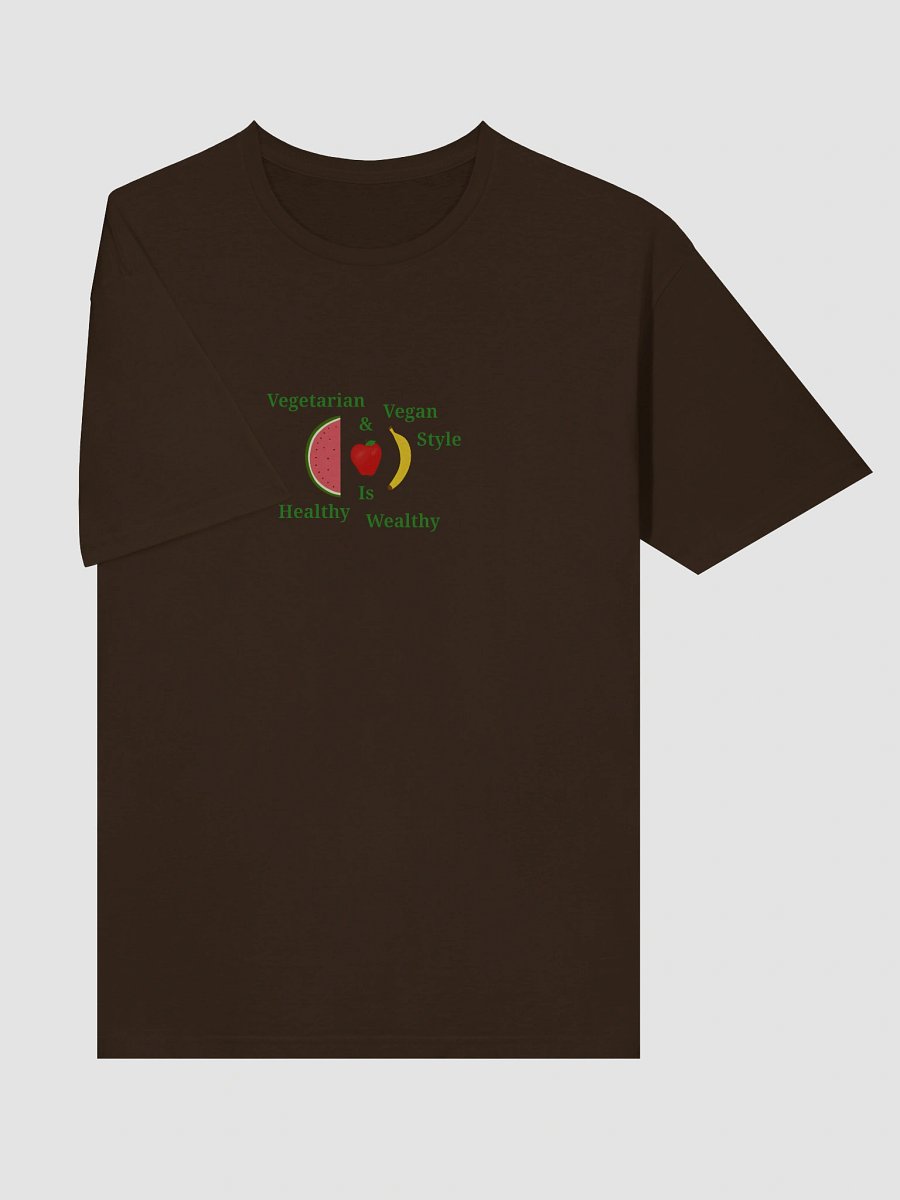 Healthy Wealthy Vegetarian & Vegan Tee product image (5)