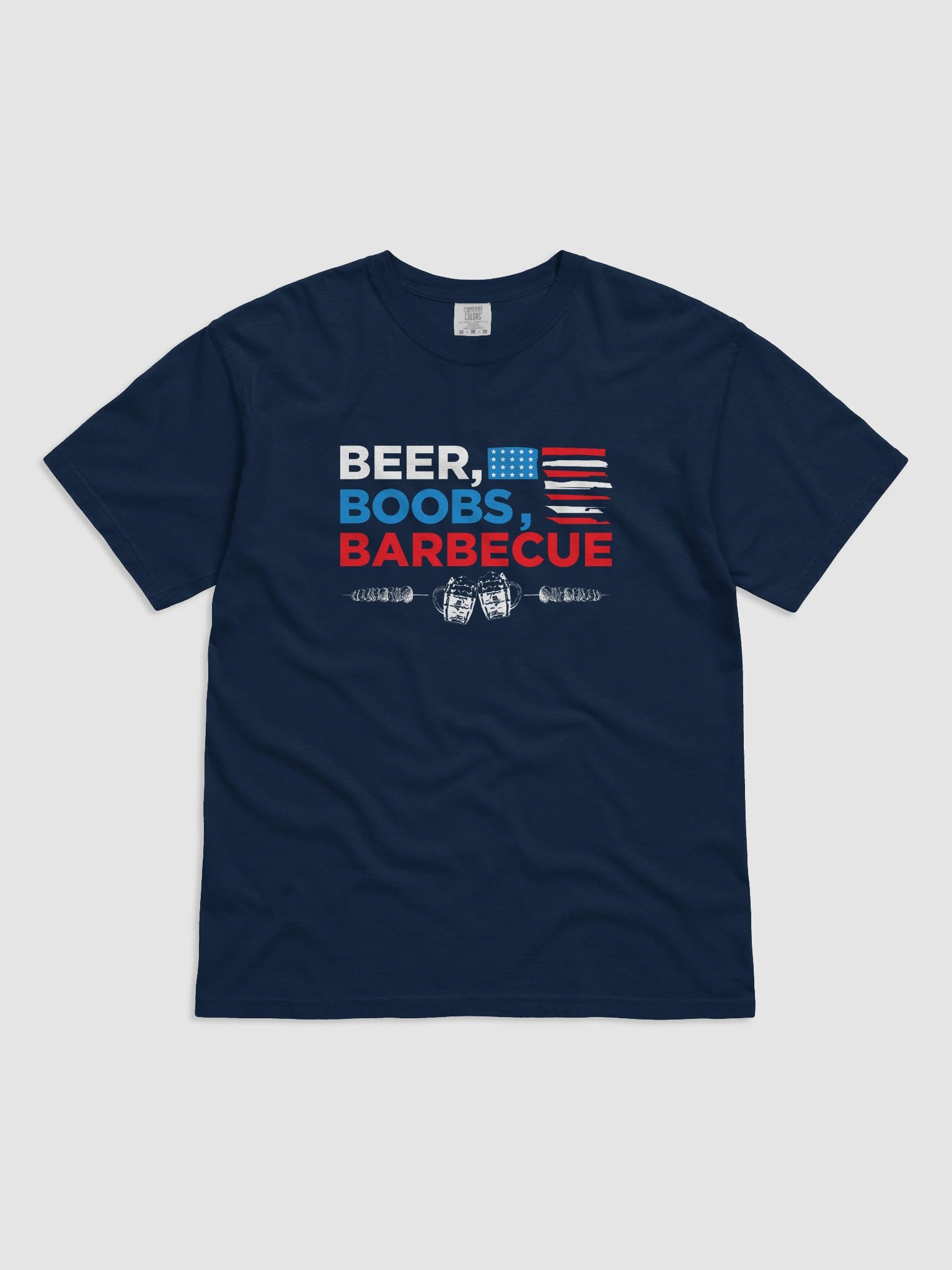 Beer, Boobs, Barbecue Tee product image (4)