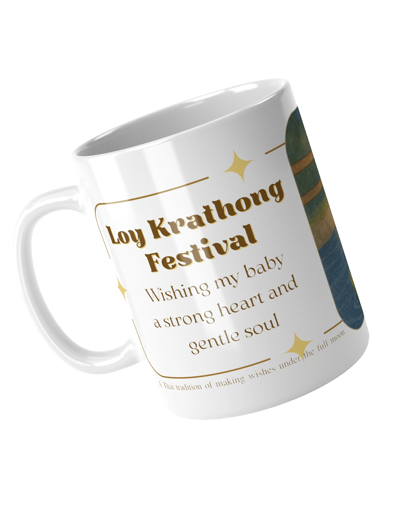 Loy Krathong Wishes Ceramic Mug product image (5)