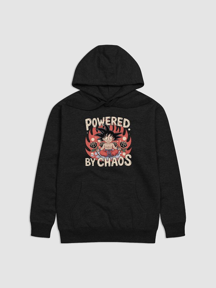 Powered by Chaos Ft. Goku Anime Premium Unisex Hoodie product image (1)