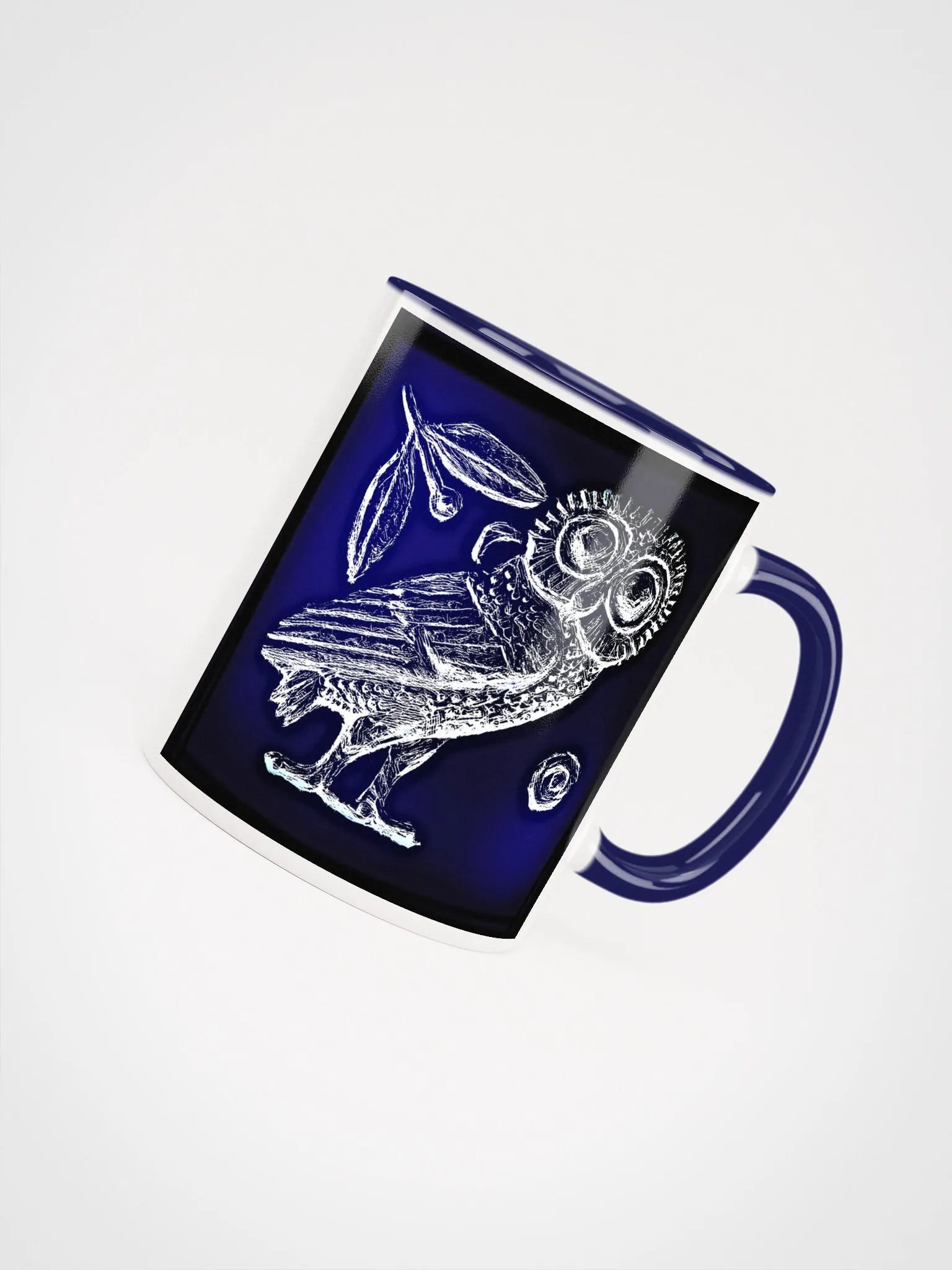 Athenian Owl and Winged Pegasus Authentic Greek Art circa 3rd Century BC, Coffee and Tea Mug product image (1)