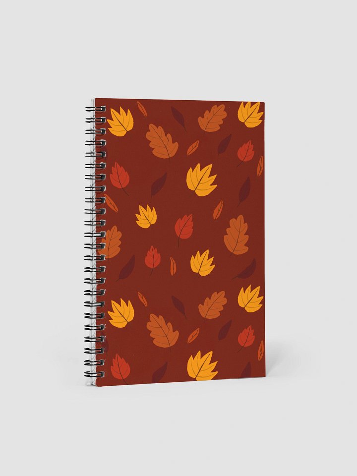 Autumn Leaves Spiral Notebook product image (1)