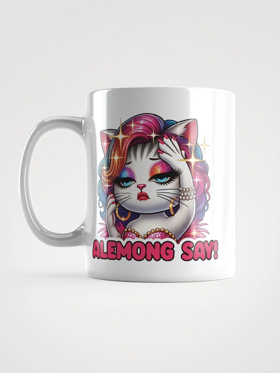 Alemong Say! White Glossy Mug product image (18)