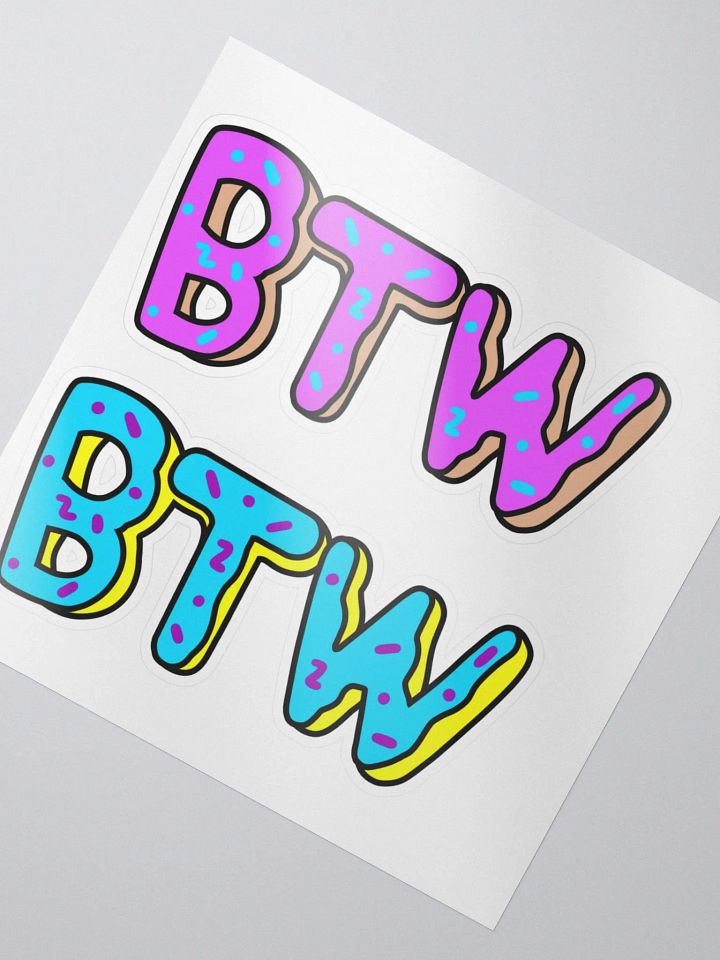 BTW Stickers product image (2)