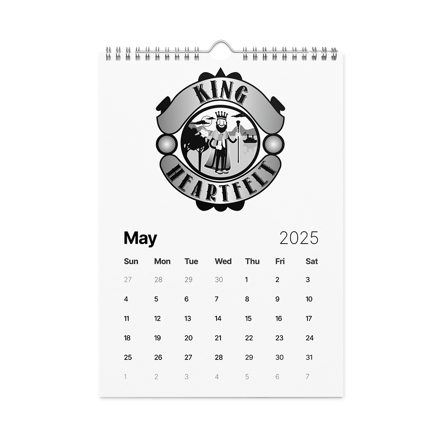 King Through The Ages Wall Calendar 2025 product image (10)