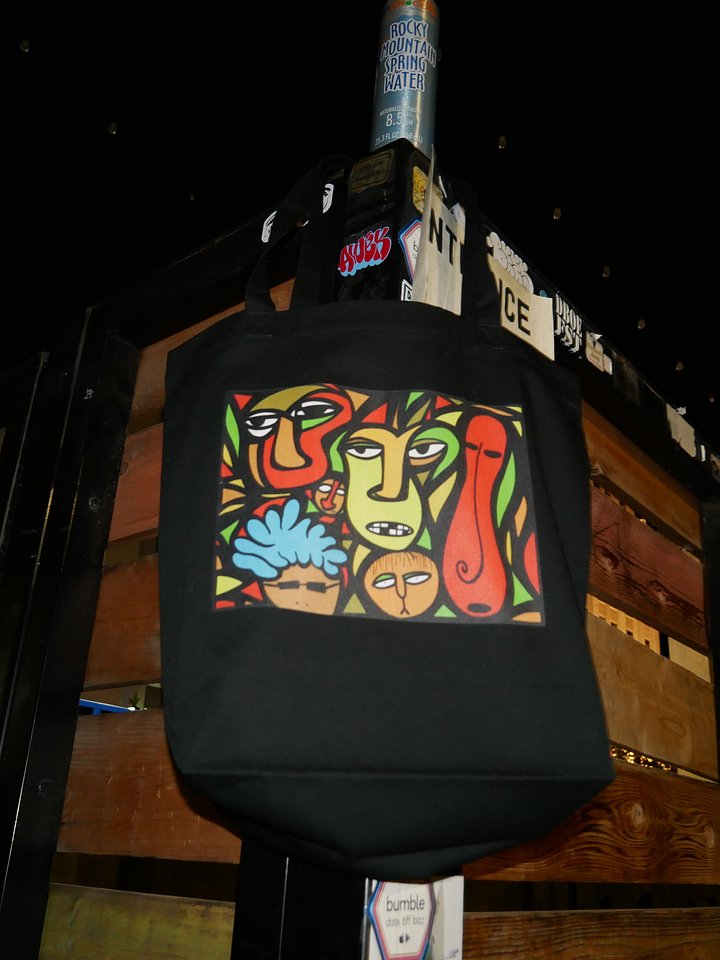 El Mural Tote Bag [Black] product image (2)