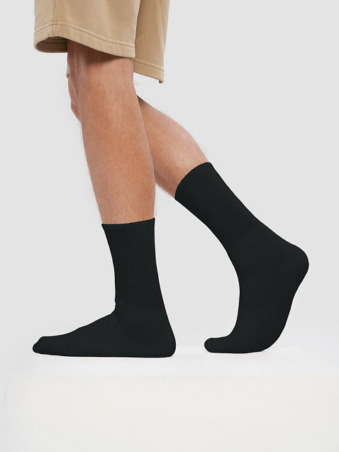 Photo showing SOCCO Embroidered Crew Socks