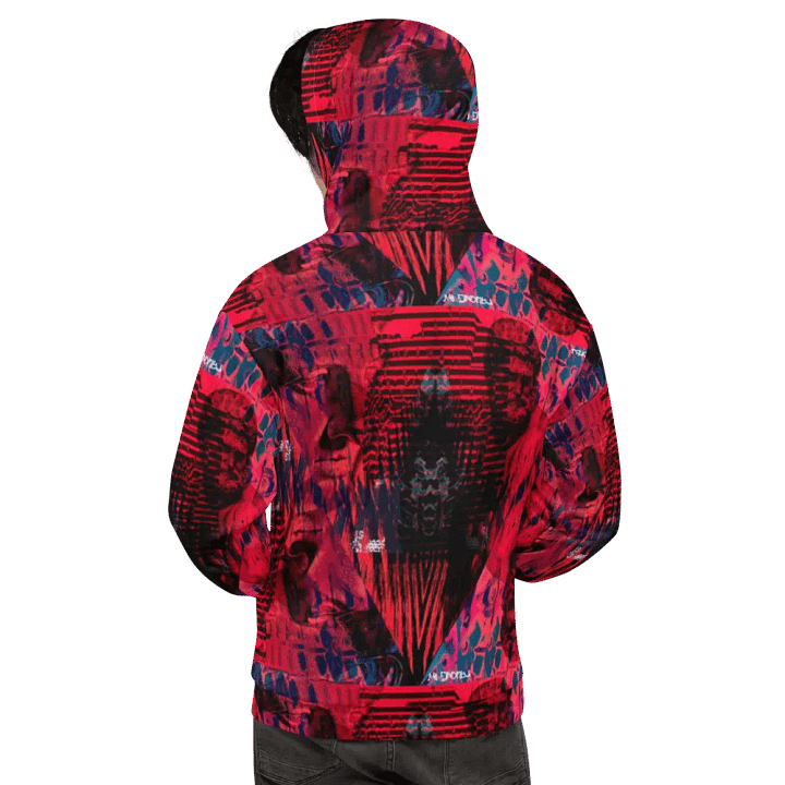 Dark Vaporwave Triangle AOP Hoodie product image (1)