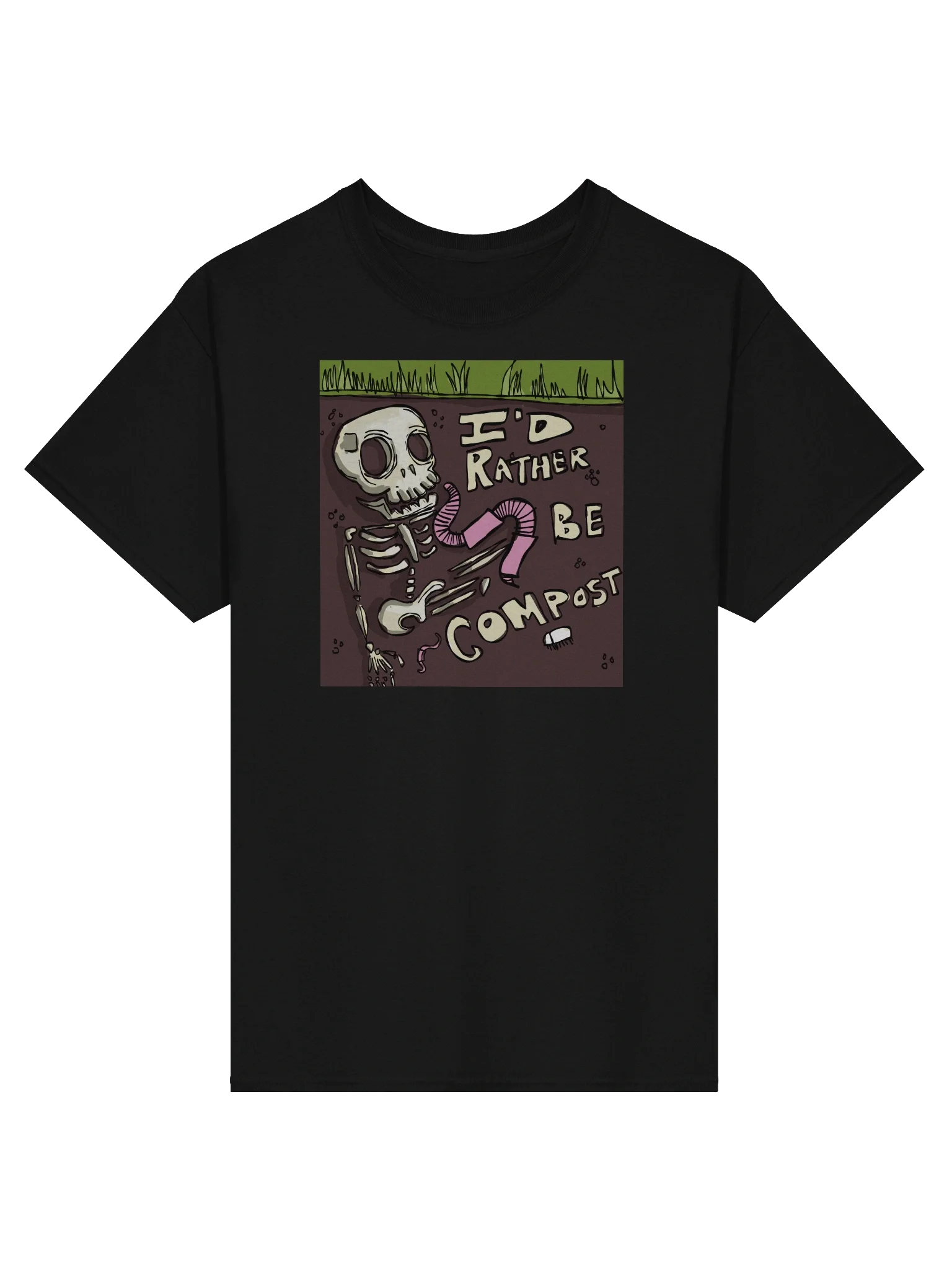 Compost Skeleton T-Shirt product image (1)