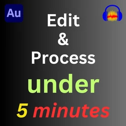 Edit, Cleanup & Process your voice recording under 5 minutes product image (1)