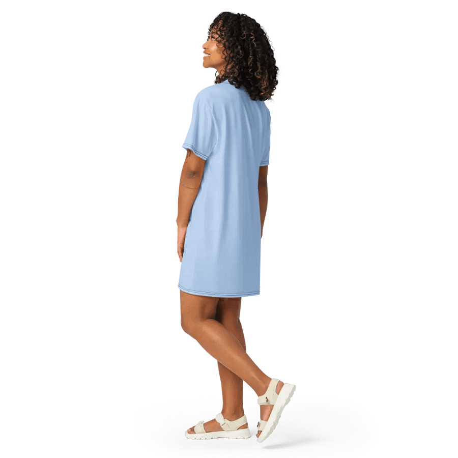 Kiss T-shirt Dress (light blue) product image (11)