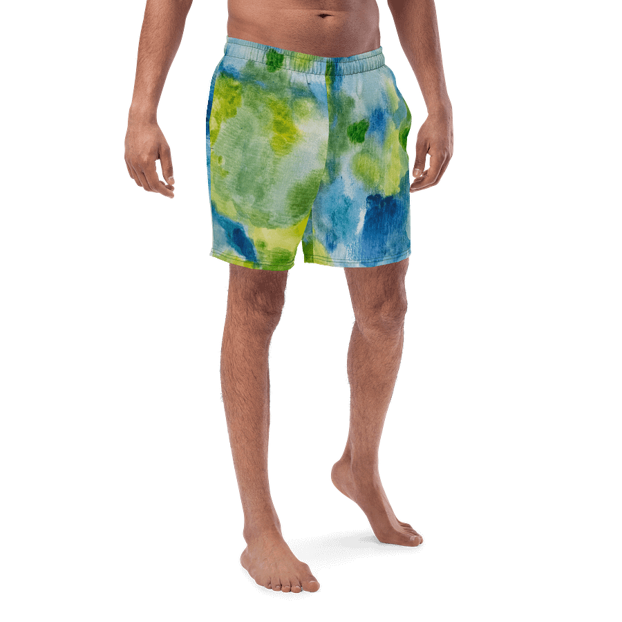 Green Watercolor Men Trunks product image (1)