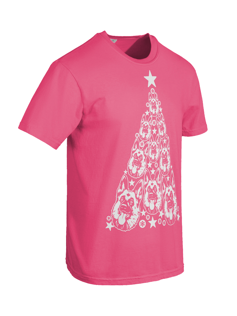 German Shepherd(2) Christmas Tree T-Shirt product image (48)