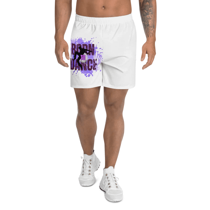 Born to Dance His Silhouette Splash Athletic Shorts product image (1)