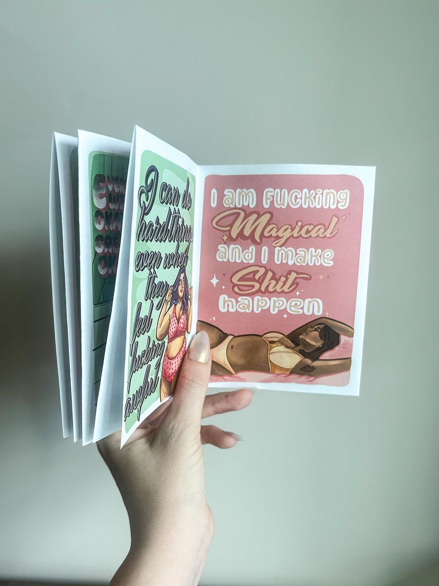 Life is Tough (But So Am I) | Affirmations for when everything feels fucked Zine product image (5)