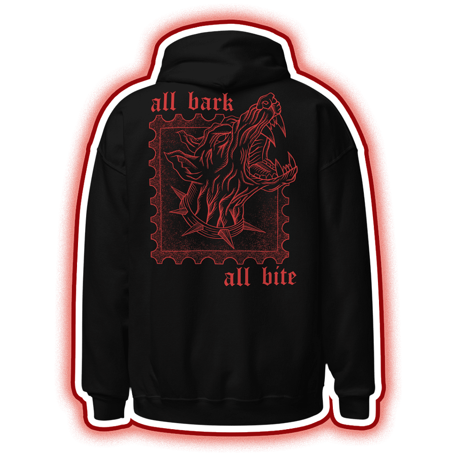 ALL BARK ALL BITE EMBROIDERED HOODIE product image (2)