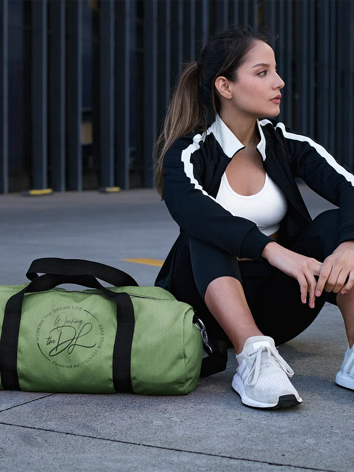 Green All-Over Print Duffle Bag – Working The Dream Life | Premium Travel & Work Lifestyle Statement product image (2)