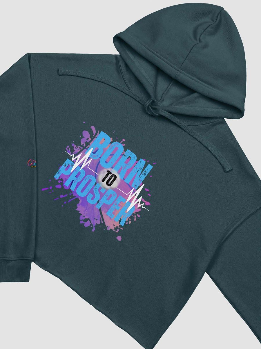 Born to Prosper Crop Hoodie product image (1)