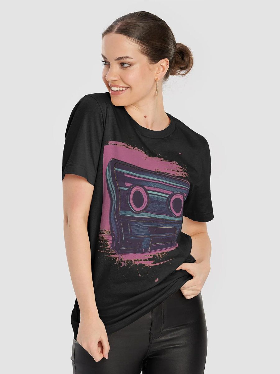 Vintage Vibe Cassette Tape (Black/white T-shirt) product image (8)