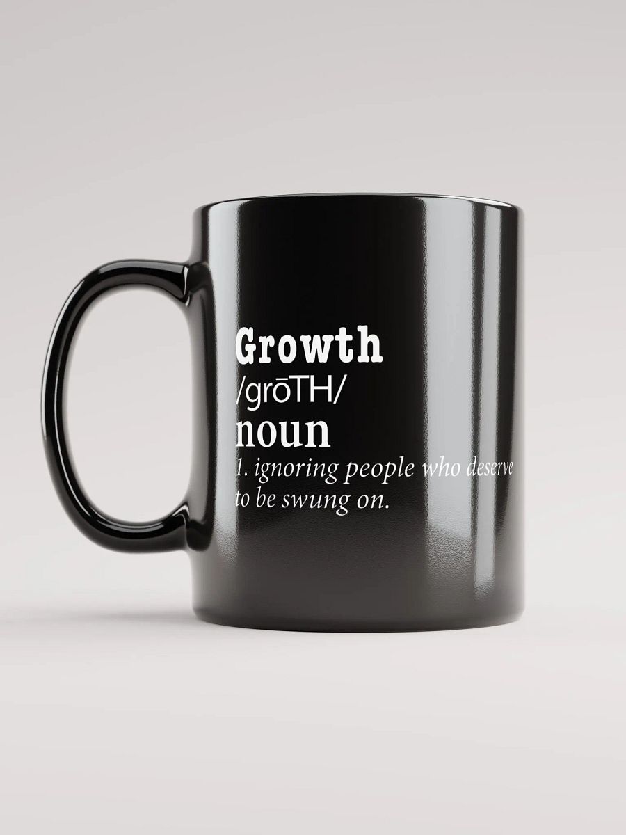 Growth Black Glossy Mug product image (6)