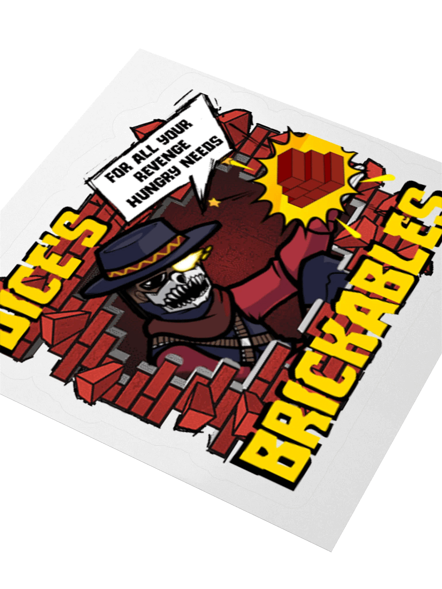 Dice's Brickables XL Sticker product image (3)