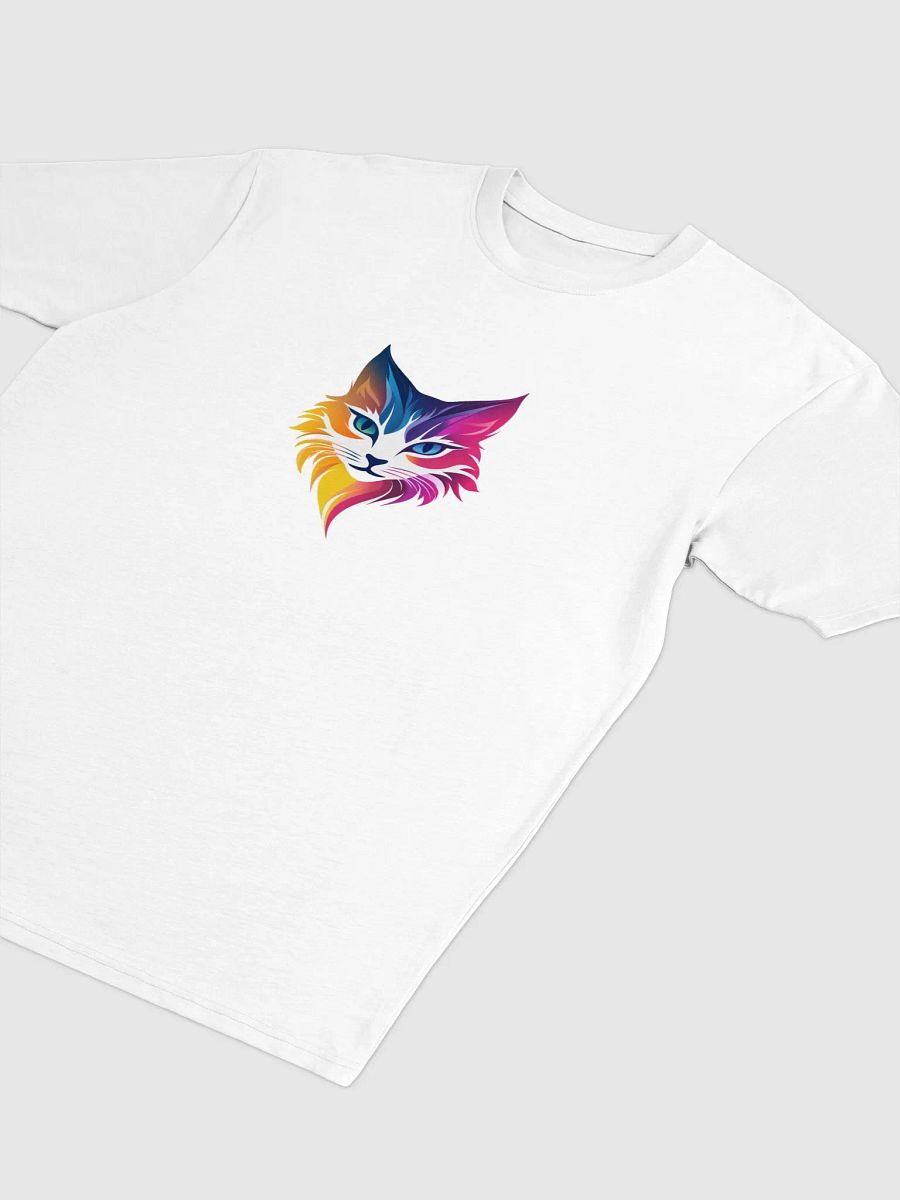 Vibrant Cat Face Gradient Tee product image (9)