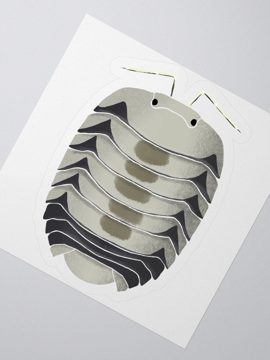 White Tiger Isopod Sticker product image (5)