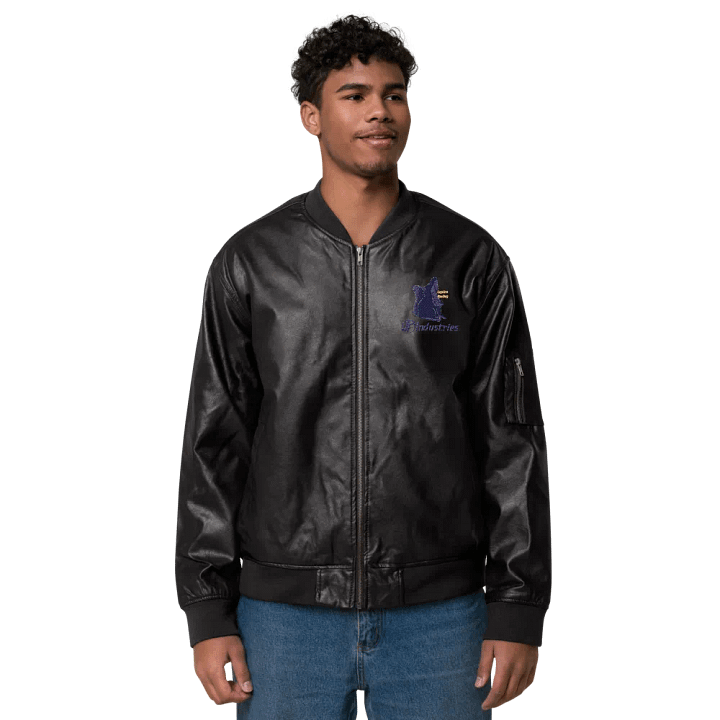 JFI Lupine Racing Faux Leather Jacket product image (2)