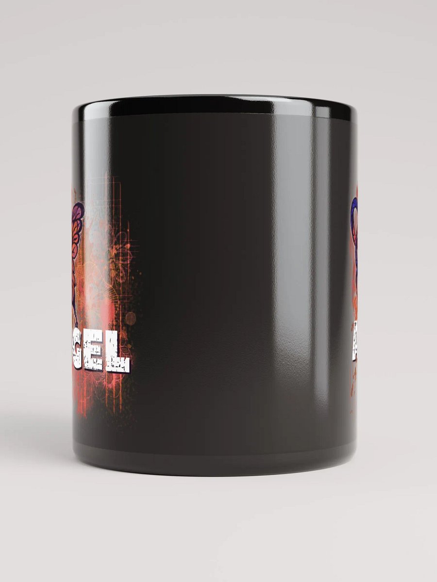 Black Mug Angel Distressed Snake Butterfly product image (9)