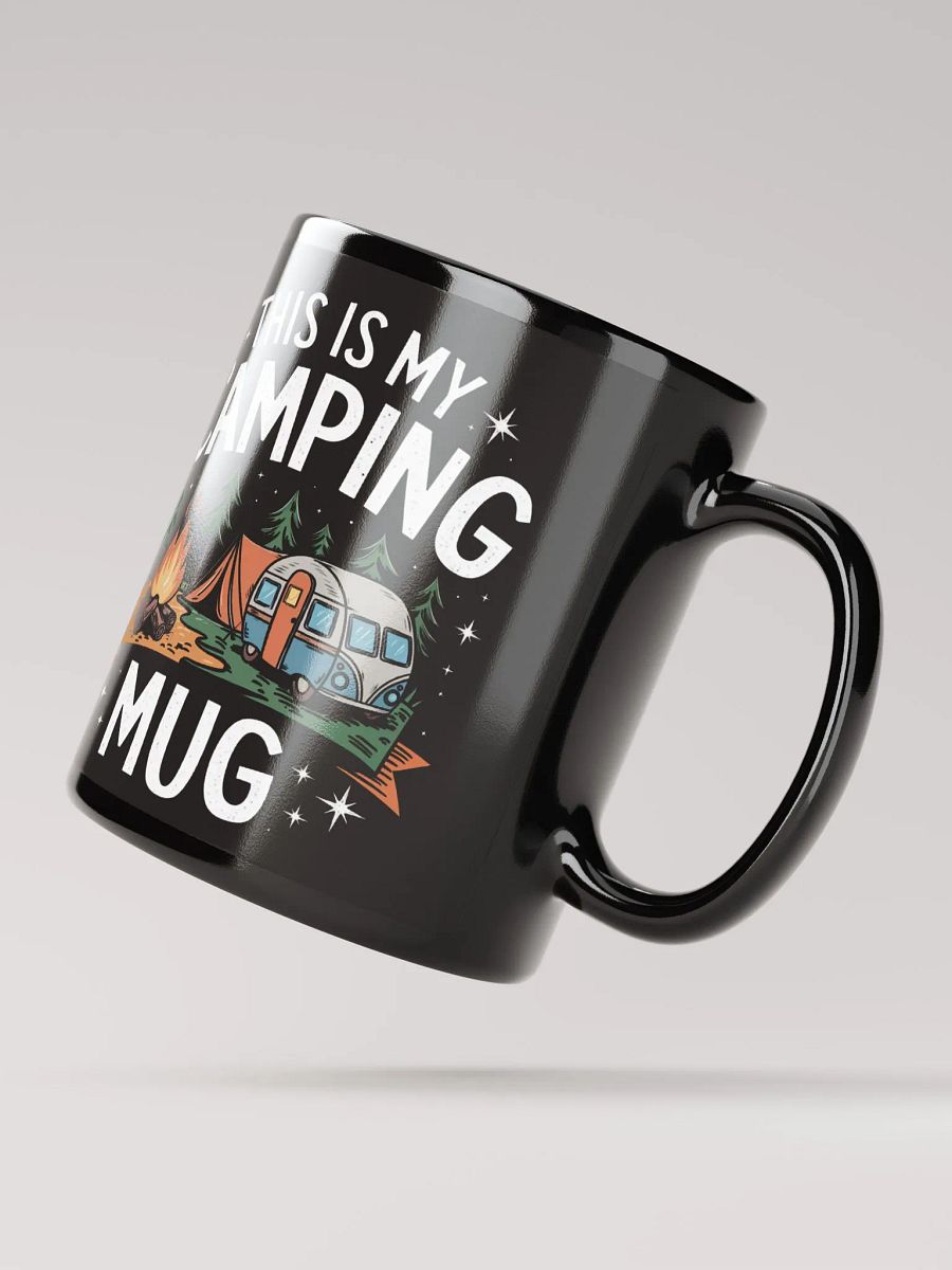"This is my Camping Mug" High Quality Black Mug product image (2)