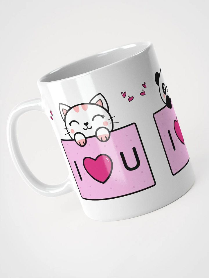 Animal Love White Glossy Coffee Mug product image (1)
