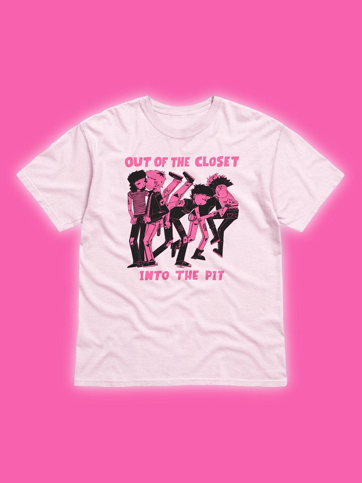 Out of the Closet, Into the Pit White T-Shirt product image (1)