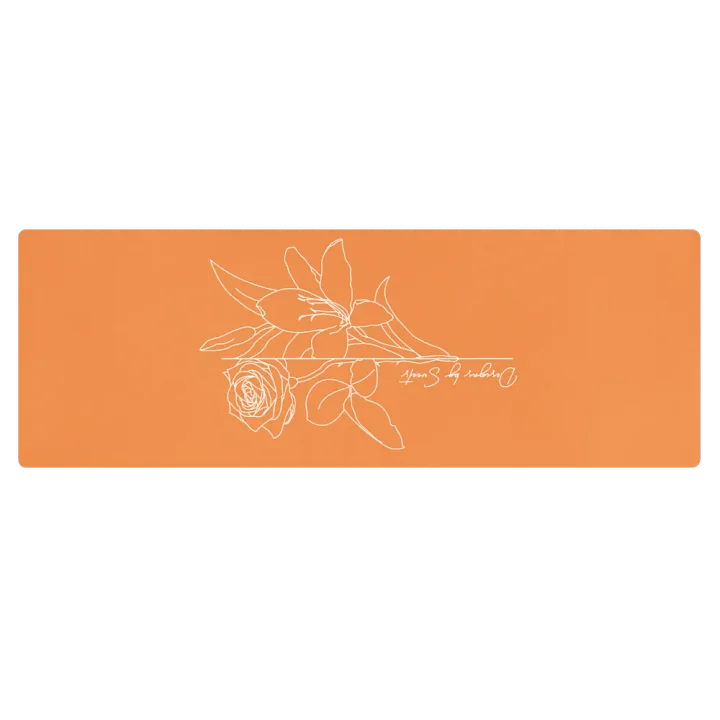 Serenity Suede Yoga Mat (Orange) product image (1)
