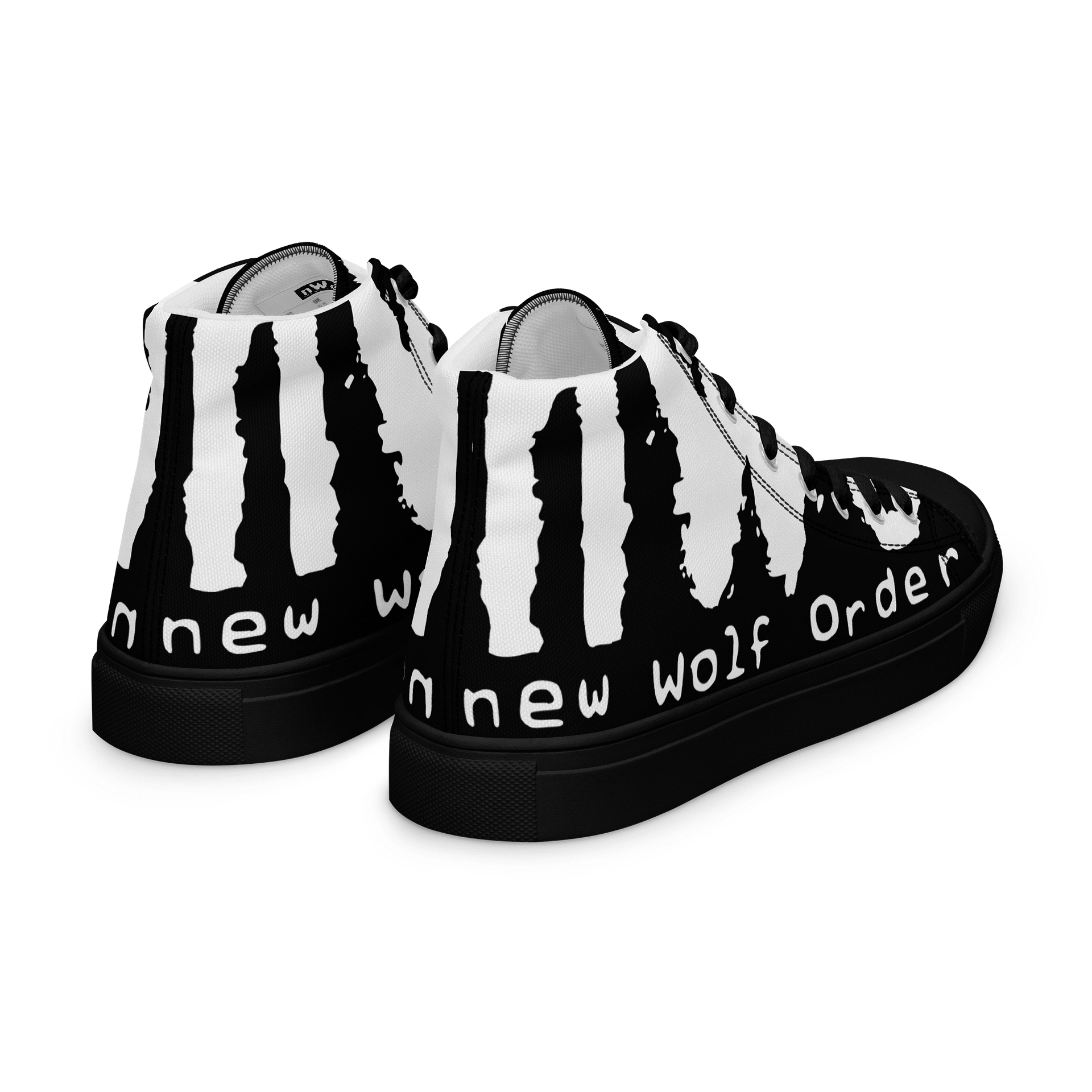 nWo Distressed Logo Men’s High Top product image (7)