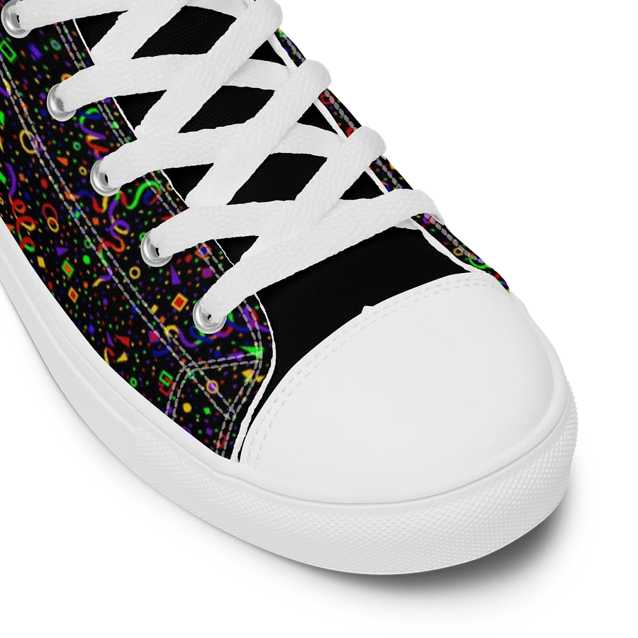 Black Arcade and White Chibi Flower Sneakers product image (42)