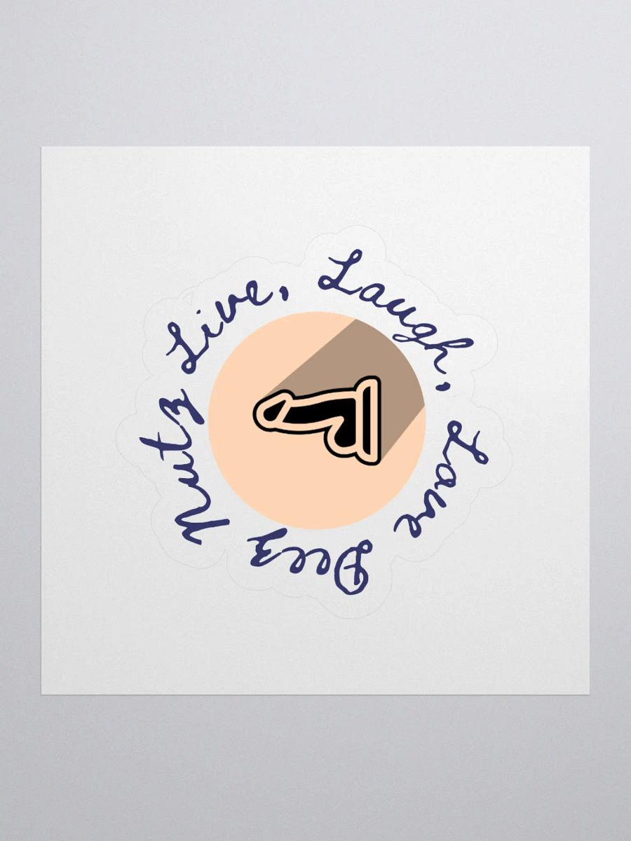 Live, Laugh, Love Deez Nutz Stickers product image (3)