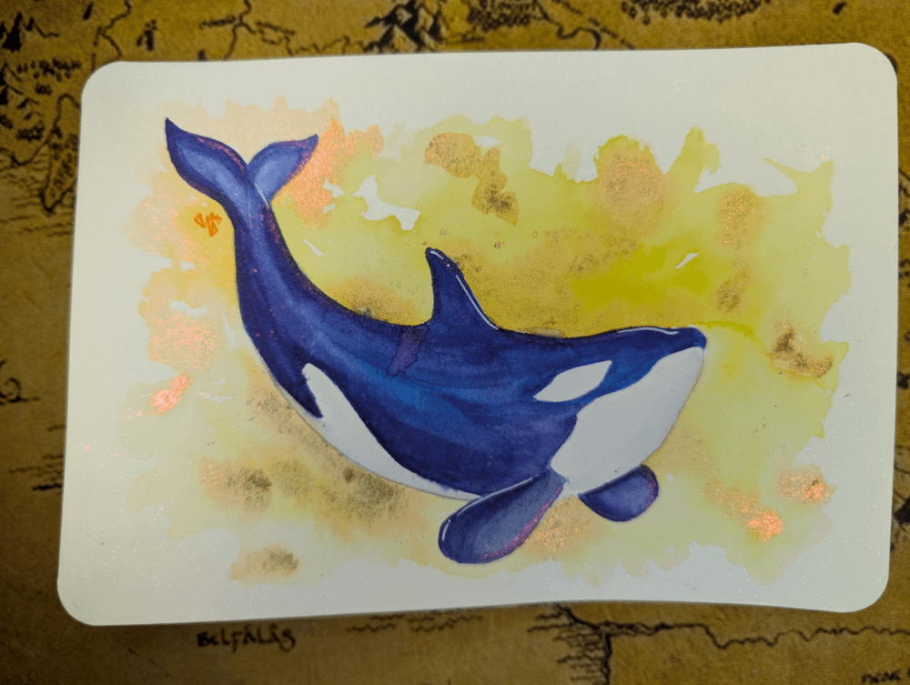 Orca with Yellow and Orange product image (1)