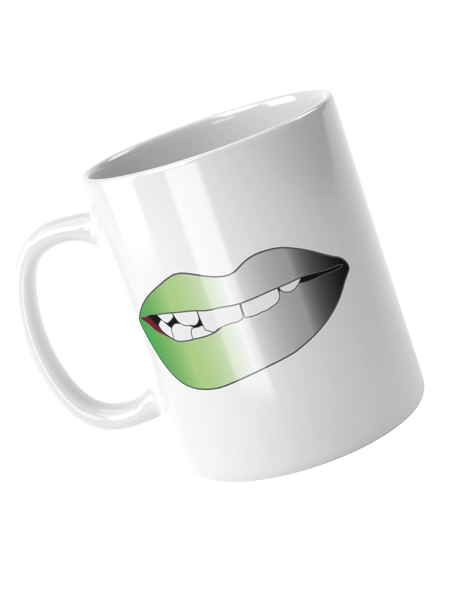 Aromantic Pride Gradient Biting Lips Mug product image (3)