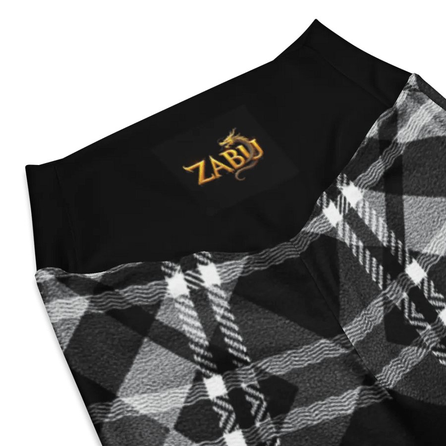 Zabu Checkered Plaid Flare Leggings product image (8)