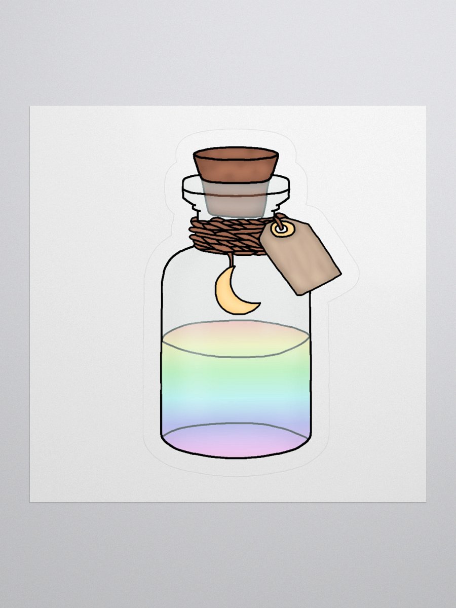 Rainbow Potion Bottle Sticker product image (2)