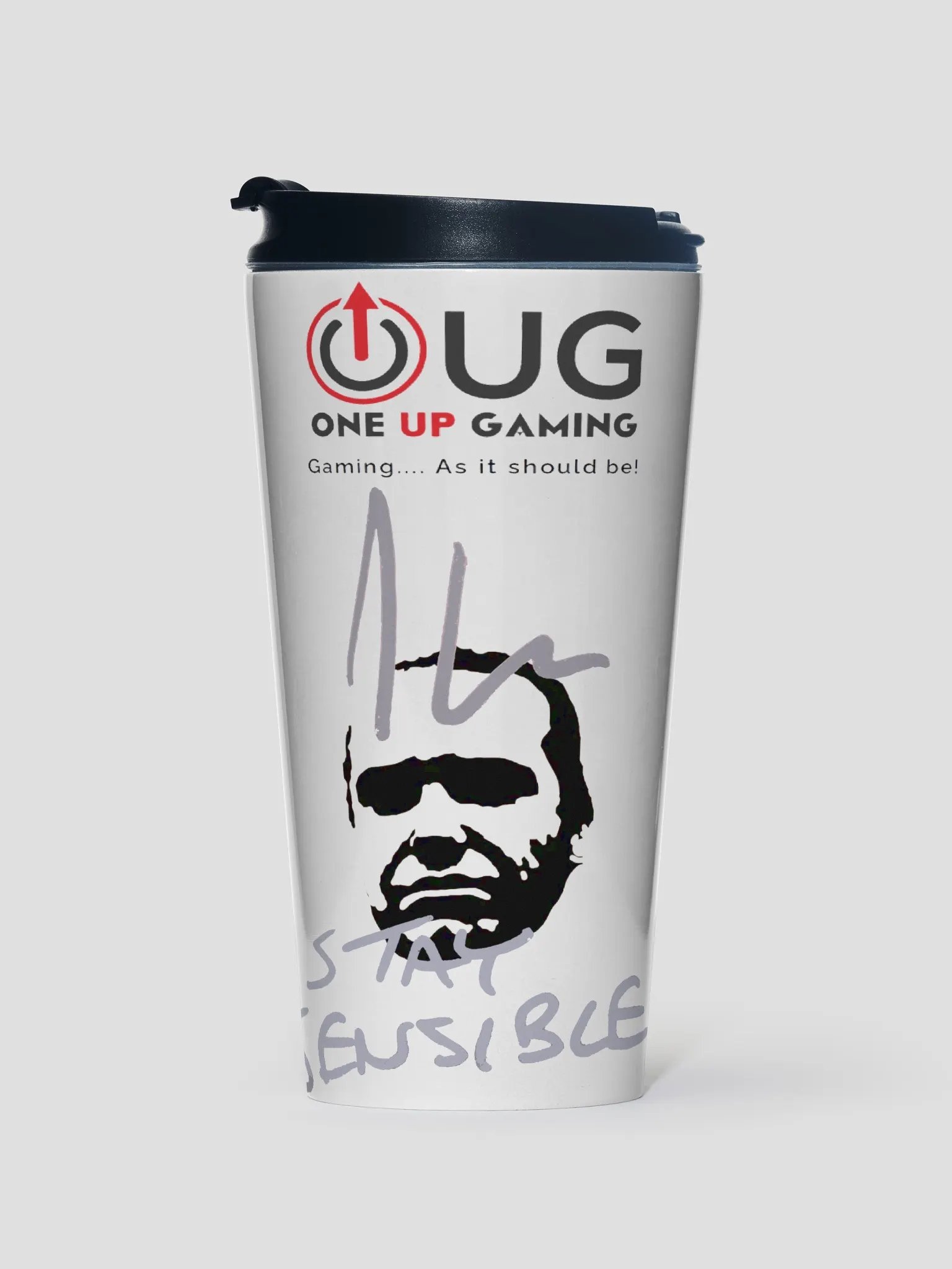Jon Hare Stay Sensible Stainless Steel Travel Mug product image (1)