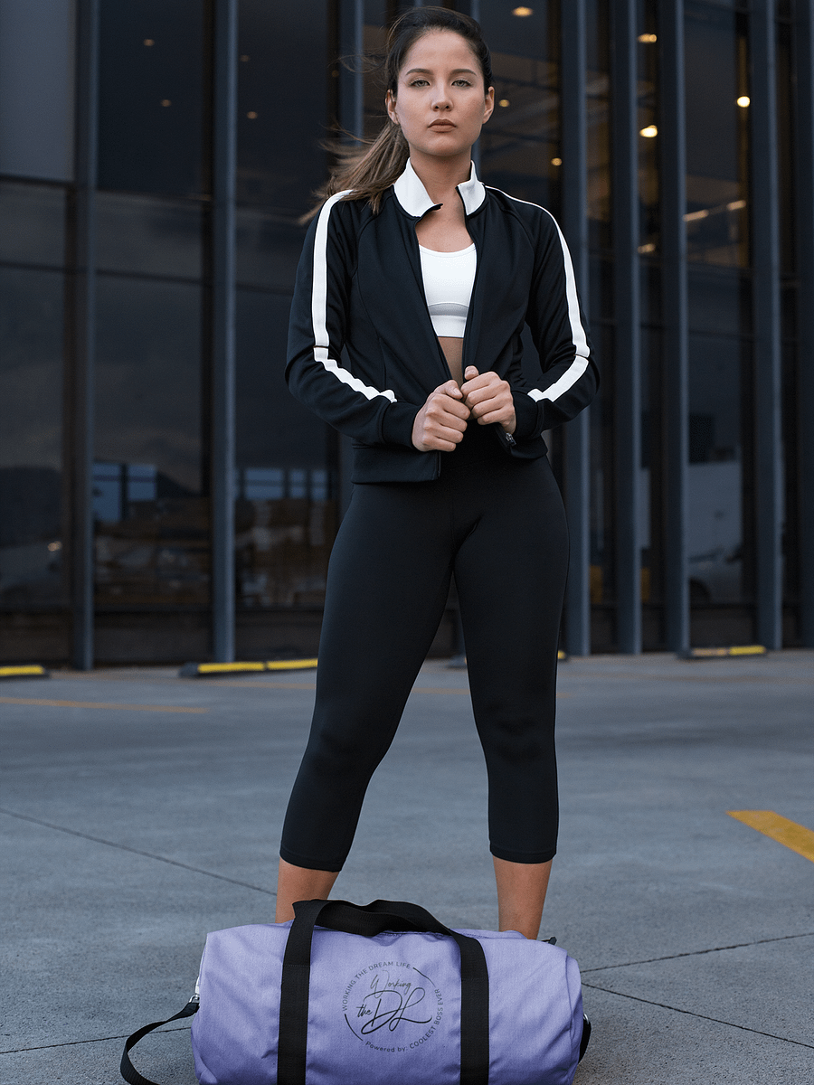 Purple All-Over Print Duffle Bag – Working The Dream Life | Premium Travel & Work Lifestyle Statement product image (5)