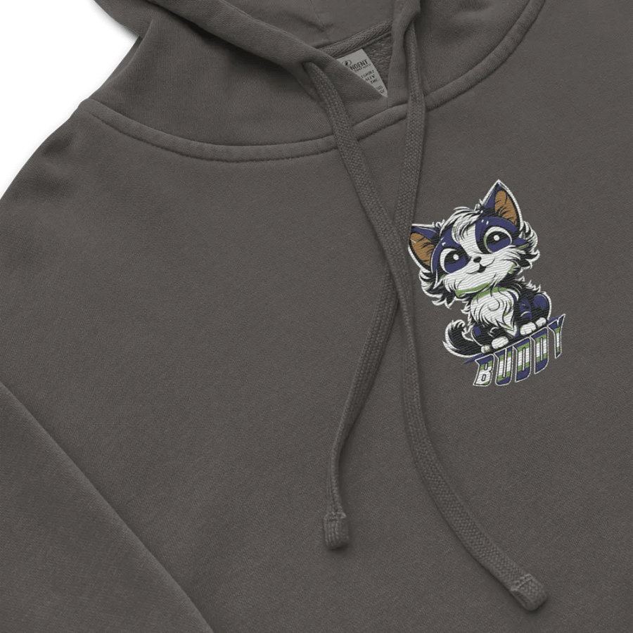 Buddy Independent Trading Co. Pigment Dyed Hoodie (EMBRODERED) product image (11)