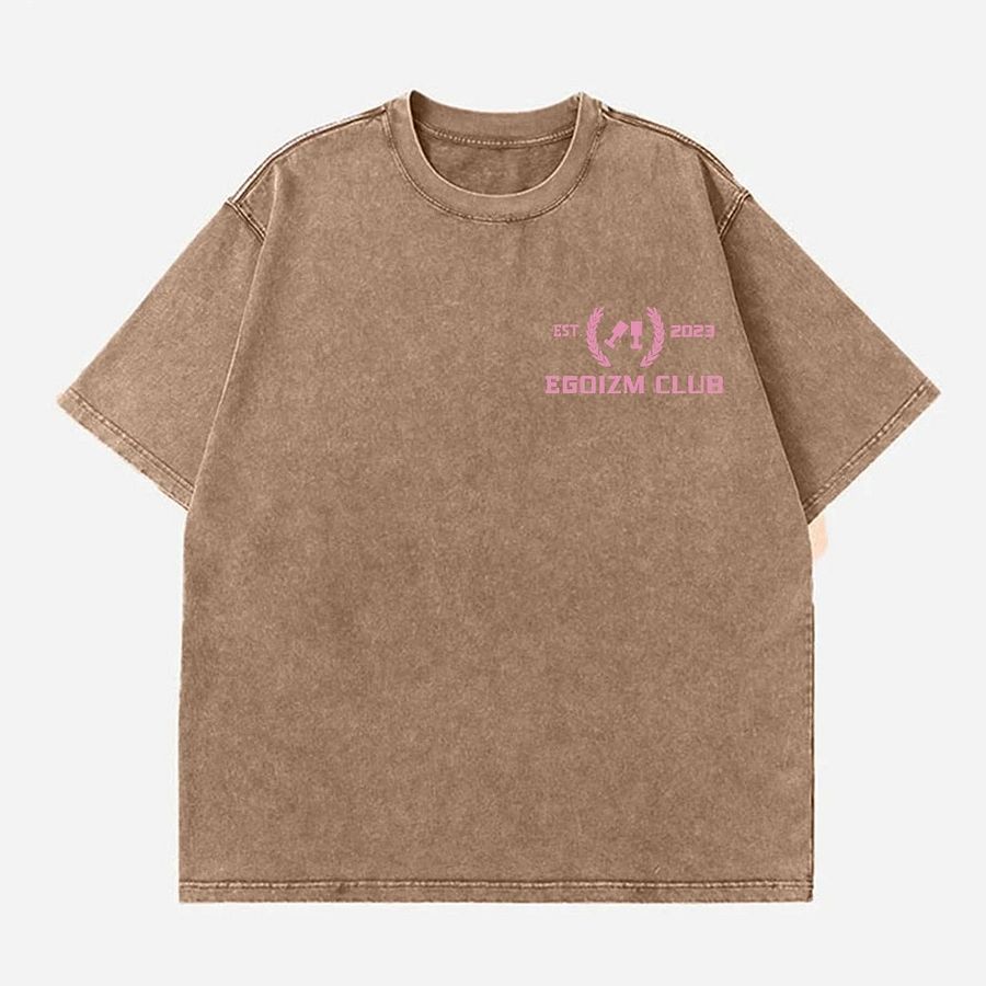 100% Cotton Letter Print T Shirt product image (7)