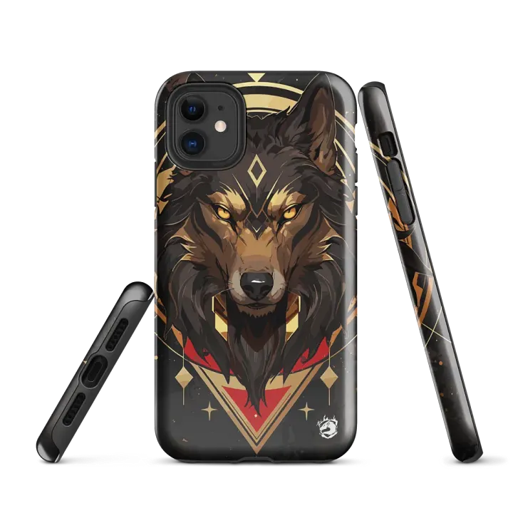 Occult Golden Wolf iPhone Tough Case product image (1)